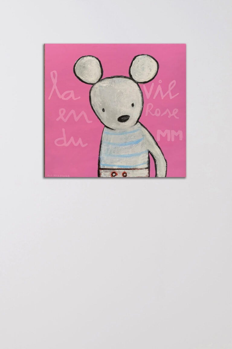 La vie en rose du mickey 60 x60 Pigment Gallery Galería de Arte en Barcelona Obras