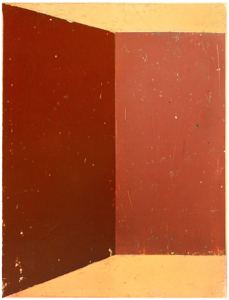 RC Esquina VII 2020 23x17cm Oil on paper Pigment Gallery Galería de Arte en Barcelona Miro's Assistants