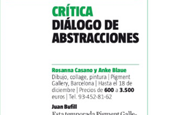 critica dialogo Pigment Gallery Galería de Arte en Barcelona Plataforma de Arte Contemporáneo