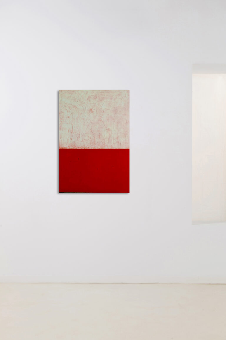 Rojo blanco II 100x70cm 1 Pigment Gallery Galería de Arte en Barcelona Rojo II